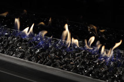 foto burner bed glass anthracite