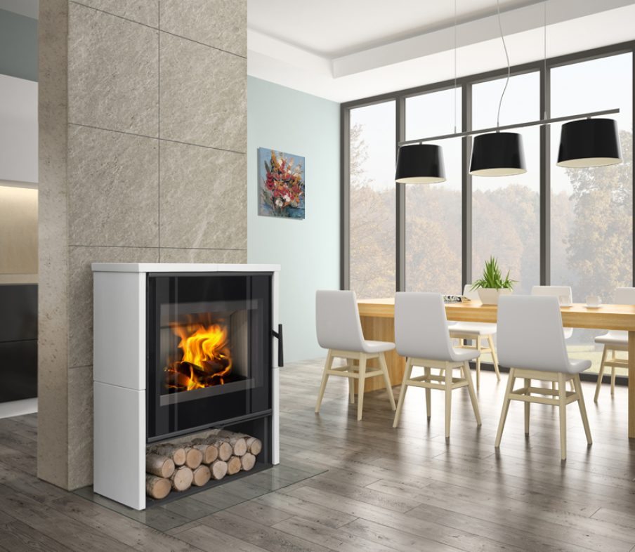 part of interior dining room 3d rendering
