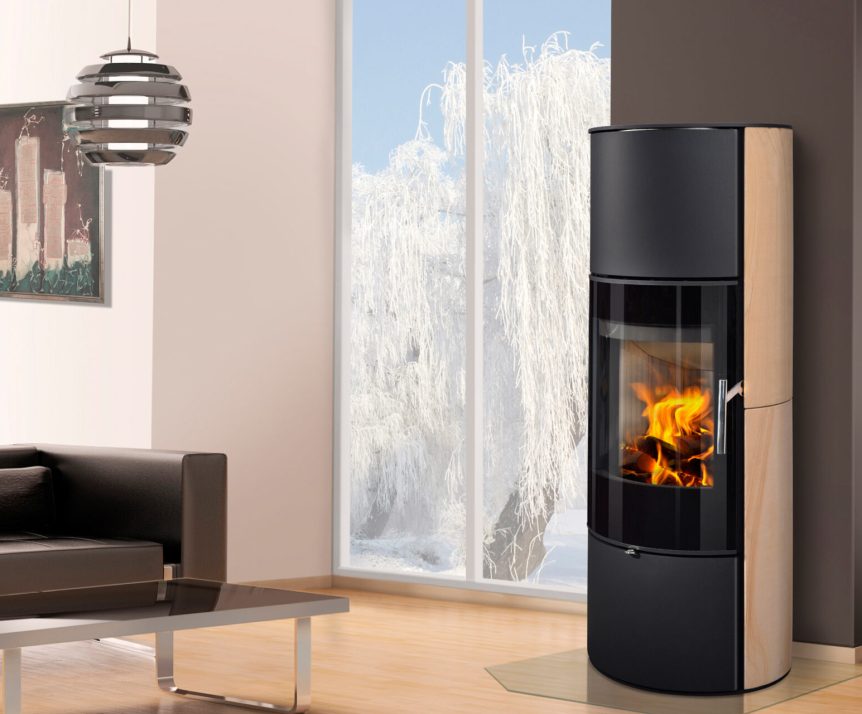living room with fireplace interior 3d